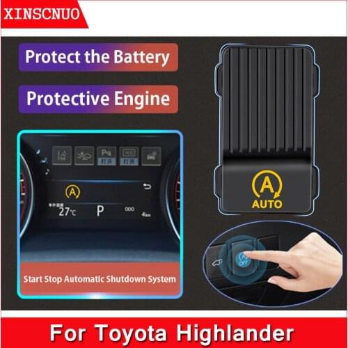 Car Automatic Start and Stop Off Default Device For Toyota Highlander 2015-2018 2019 2020 Start-Stop Module Adapter Cable
