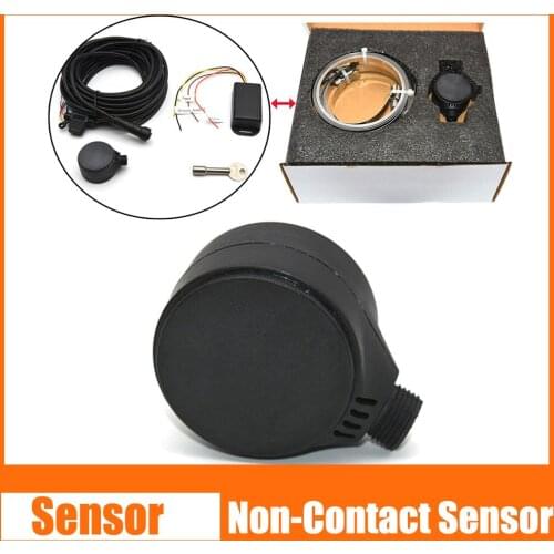 Fuel Level Sensor Non-Contact Fuel Level Gauge Ohm Ultrasonic Fit On Marine Boat Truck Car Punch-free Oil Liquid Indicator