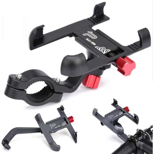 3 Colors Aluminum Alloy Bike Bicycle Cell Phone Holder Motorcycle Handlebar Mount Mobile Phone Support for Xiaomi iPhone Samsung