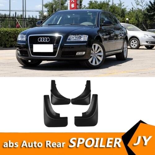 For Audi A8 2008-2010 Mudflaps Splash Guards Front With the color and rear Mud Flap Mudguards Fender Modified special
