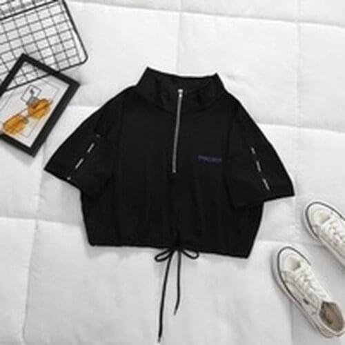 Женские укороченные футболки Houzhou China At AliExpress