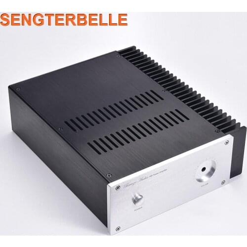 JC229 Aluminum Heat dissipation Chassis Audio Amplifier Chassis Preamplifier Case DIY Box Enclosure 269*90*311MM