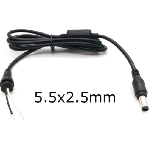 DC Power Cable 5.5x2.5mm 5.5*2.5mm for Lenovo Toshiba Acer Laptop Power Adapter Supply Charger DC Jack Cord Cable