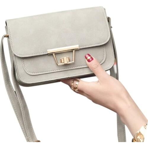 Fashion Women PU Leather Handbag Small Shoulder Bag Purse Mini Square Tote Crossbody Bags FA$B Women bag