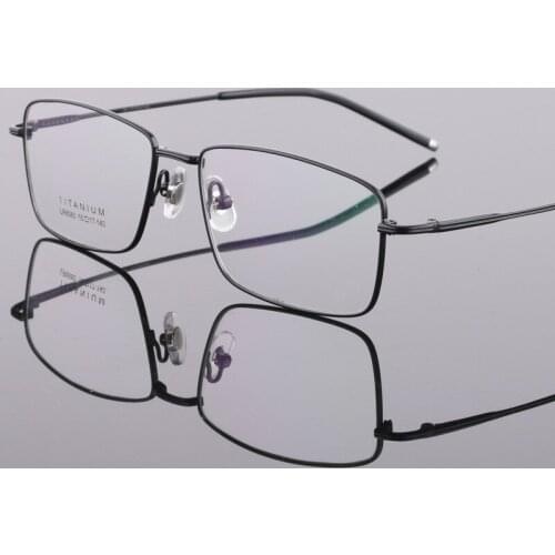 Pure Titanium Frame New Full Frame Glasses Mens Myopia Prescription Glasses Designer Glasses Mens Eyewear Frames