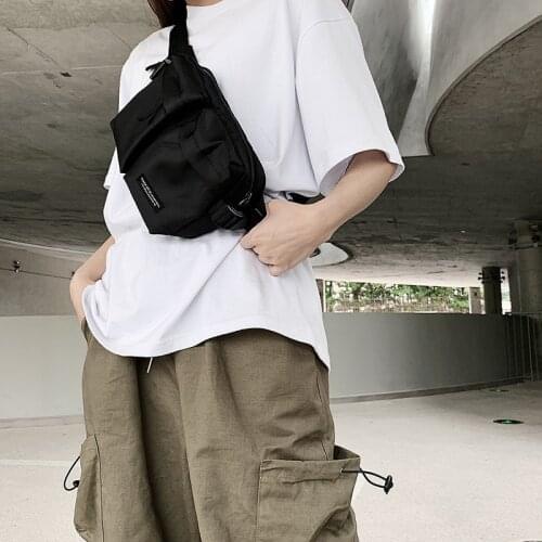 Casual Waist Bags Men Phone Pouch Men Chest Bag 2020 Unisex Outdoor Belt Pack Crossbody Bag Fashion Travel Pouch Male Waist Pack