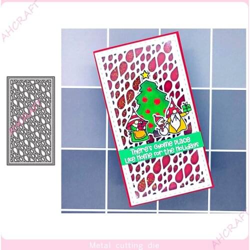 Raindrop Cutout frame Metal Cutting Dies for DIY Scrapbooking Photo Album Decorative Embossing PaperCard Crafts Die2020