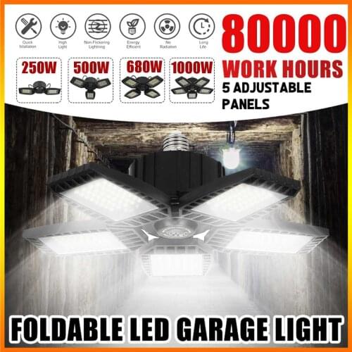 Bright Industrial Lighting 40W 60W 80W E27 Led Garage Light 110V 220V Led High Bay Industrial Lamp for workshop Warehouse