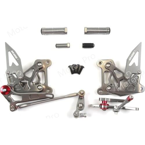 Adjustable Footrests For MV AGUSTA Brutale 675 800 Dragster 2012 - 2016 Motorcycle Accessories Foot Peg Rearsets Pedal 2013 2014