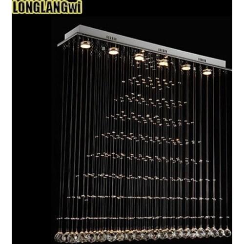 Modern LED K9 crystal chandeliers Lights for dining room bedroom foyer and chandelier lighting