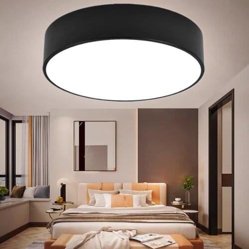 Modern Simple Round Ceiling Lamp Led Eye Protection Lamp Bedroom Lamp Book Room Lamp Living Room Lamp Kindergarten Lamp Corridor