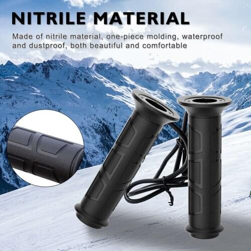 Universal Motorcycle Hot Heated Grips WUPP ZH-983F2 Waterproof 12V 22mm Motorbike Hand Warmers Adjust Temperature Handlebar