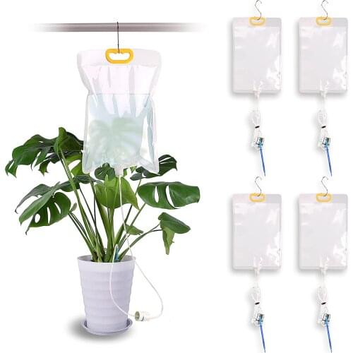 2 Sets Garden Drip Device Fertilization Plant Irrigation Watering Bag Automatic
