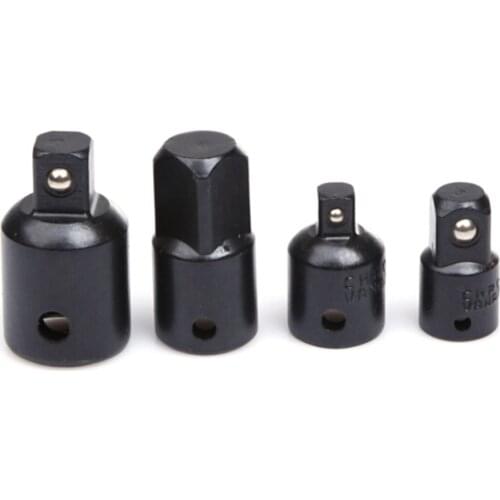 1PCS 1/4 3/8 1/2 Drive Socket Adapter Converter Reducer Air Impact Craftsman Socket Wrench Adapter Hand Tools Set 4 Sizes