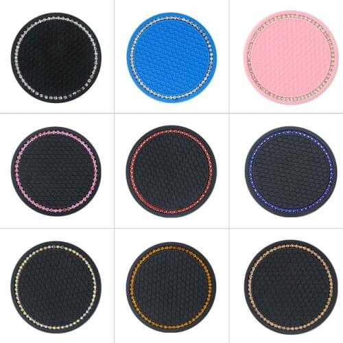 1Pcs Silica Gel Car Coaster Water Cup Holder Anti-slip Pad Mat For Interior Decoration Car Styling Accessories