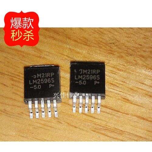 10PCS New LM2596S-5.0 LM2596-5.0 TO-263-5 5-terminal regulator