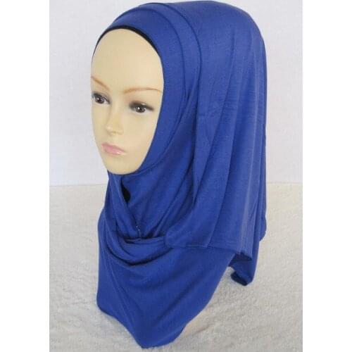 12 pieces/lot) Muslim Cotton Solid Color Plain Jersey Hijab Scarf Head Wrap Long Scarves 170*50cm, Can Choose Colors JLS001
