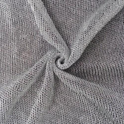 2017 High Quality African Cord Knitting Lace Fabric tecidos de patchwork Silver French Knitted Fabric For Clothing Wedding Dress