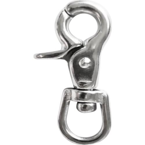 304 Stainless Steel Swivel Lobster Clasp Clip Snap Hook Bag Pet Lanyard Full 360 degree Swivel Eye Helps To Prevent Tangles