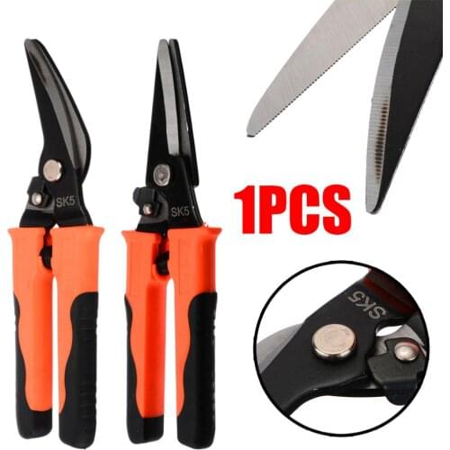 8'' Bend / Straight Aviation Tin Snip Sheet Metal Cutter Scissors Heavy Duty Shear Scissors Industrial Hand Tool