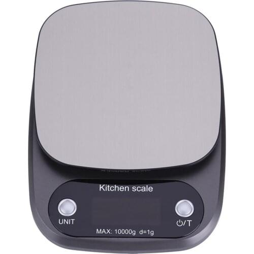 Digital Kitchen Scale 10kg Food Scale Multifunction Weight Scale Electronic Baking & Cooking Scale With LCD Display Silver/Gray