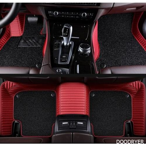 DOODRYER Custom car floor mats for Jaguar XF XE XJ XK XJL I-PACE XJ6 XJ6L F-PACE F-TYPE brand firm car accessories foot mats