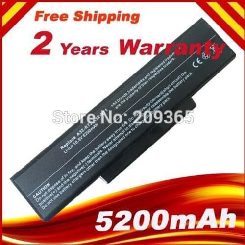 HSW Special 5200mAh A32-K72 Laptop Battery for ASUS K72Y K73 K73B K73BR K73BY K73E K73J K73JK K73S K73SD K73SJ K73 fast shipping