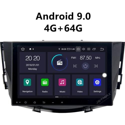 JSTMAX 9'' Android 9.0 4G + 64G ISP Screen Car DVD Radio Stereo GPS Player For Lifan X60 2011 2012 2013 2014 2015 2016