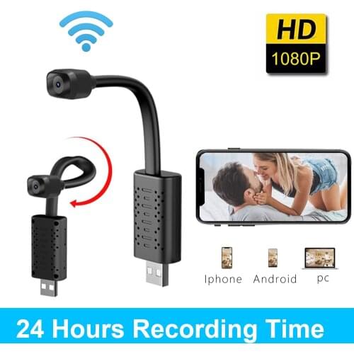 HD 1080P Wifi Mini Camera Portable USB Surveillance Cam Video Recorder Micro Camcorder with Motion Detection Hidden Night Vision