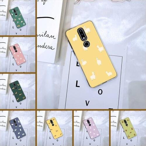 Soft TPU Case For Nokia 3.2 4.2 Case Ultra thin Yellow Dog Pink Silicone Phone Cases For Nokia 7.1 6.1 5.1 3.1 2.1 Plus Cover