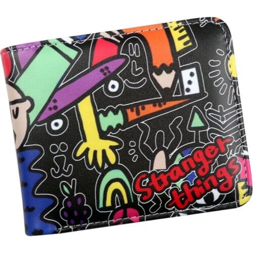 New Stranger Things Purse With Coin Pocket Money Bag Cartoon Wallet Christmas Gift 80s
