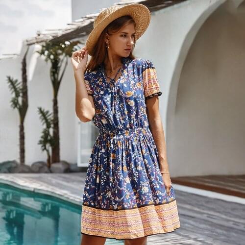 Летние платья с коротким рукавом OllyMurs China At AliExpress