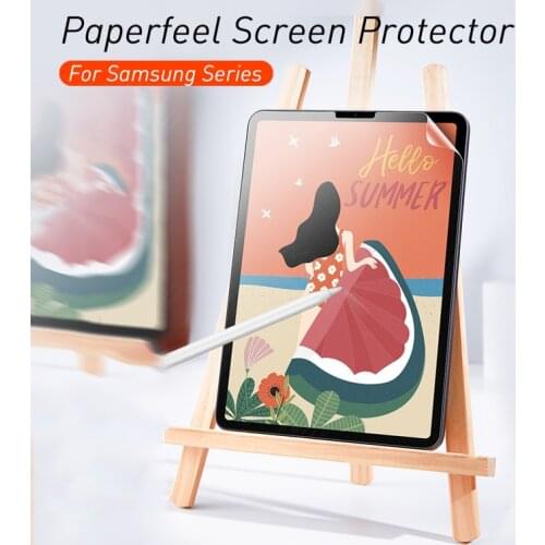 Paperfeel Screen Protector For Samsung Galaxy Tab S6 Lite A7 10.4 2020 Frosted Protective film Soft PET Painting Touch Screen