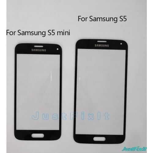 Replacement LCD Display Touch Screen Glass lens For Samsung Galaxy S5 G900F G900I S5 Mini G800F Touchscreen Panel Front Glass