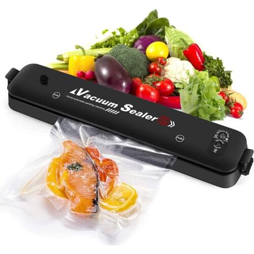 Vacuum Sealer Food Sealing Saver Automatic Household Food Vacuum Packaging Electric Machine 220V/110V with 10Pcs Storage Bags