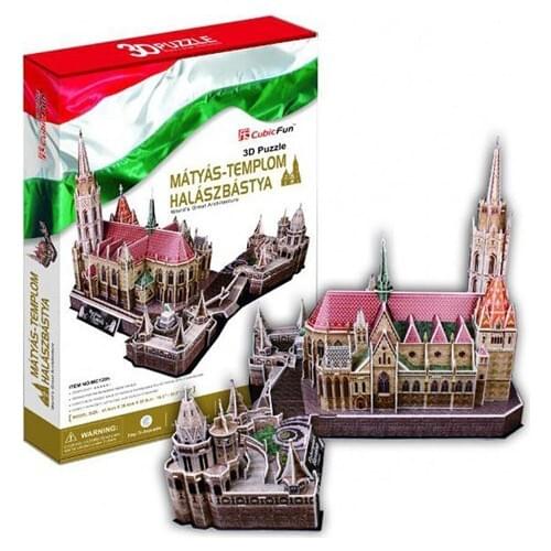 Cubic Fun 3D 176 Piece 3 Dimensional Puzzle Matthias Church Fishermans Bastion
