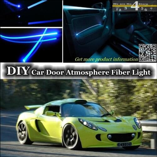 Interior Ambient Light Tuning Atmosphere Fiber Optic Band Lights For Lotus Elise R 1 2 Inside Door Panel illumination Refit