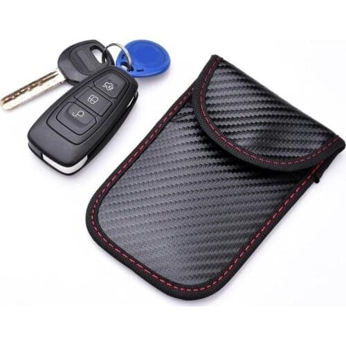 New Car Keyless Signal Shielding Bag Car Key RFID Signal Blocker Pouches Cards Id Cards Key Protect Bags
