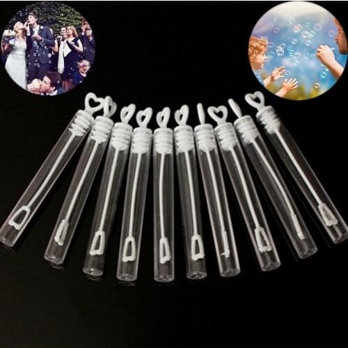 1/5Pcs Love Heart Wand Tube Bubble Soap Bottle Wedding Gifts for Guests Birthday Party Decoration Baby Shower Favors Kids Toys