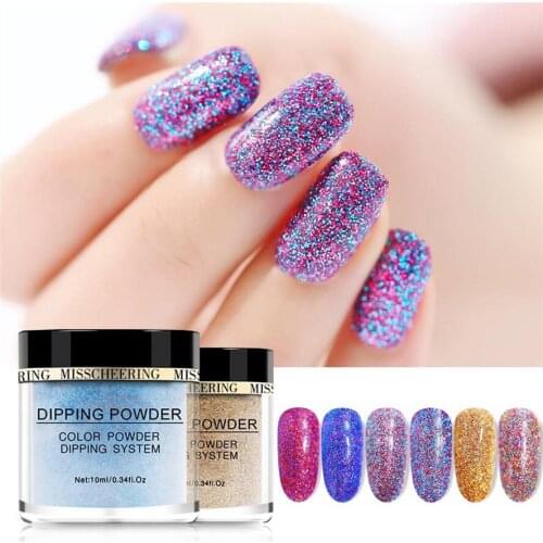 New DIY Nail Art Glitter Powder 1Bottle Nail Art Polymer Acrylic Powder Extension Dipping Shiny Powder Nails Art 0319#30