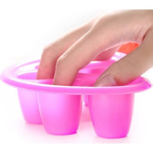 1Pc Remover Tool Manicure Bowl Soak Finger Acrylic Tip Nail Soaker Treatment