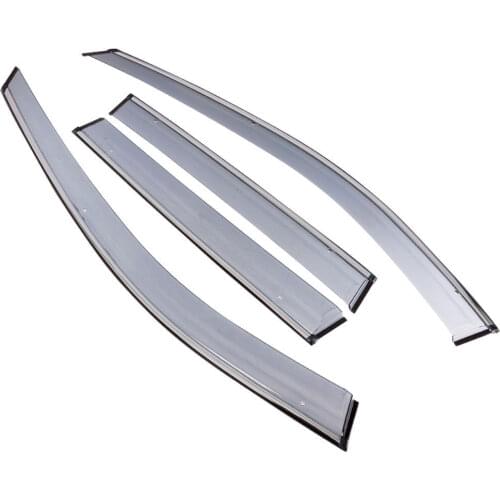 4pcs/set Car ABS Rain Guard Window Sun Shade Visor Wind Strip Deflector Fit For Toyota Camry 2018 Car Styling Accessories Covers