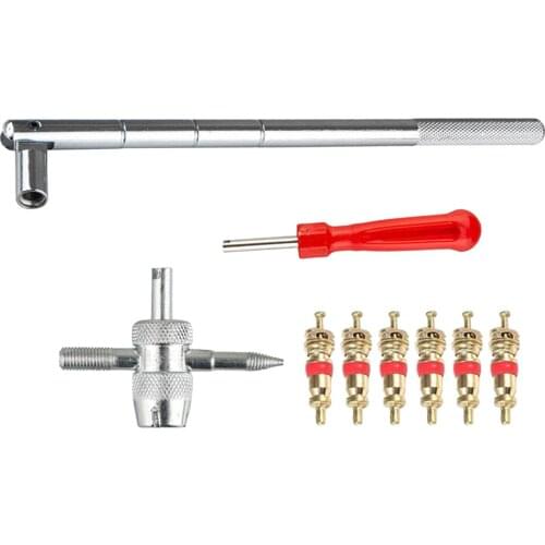 Bike Screwdriver Valve Stem Core Tire Repair Single Head Remover Pry Kits