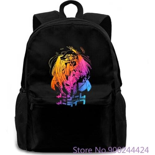 No Game No Life Jibril (3) Loot Anime Crate EXCLUSIVE January women men backpack laptop travel school adult student