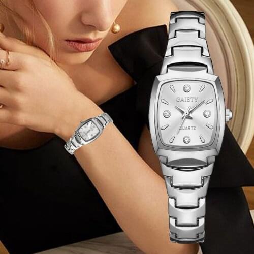 Women Watch Luxury Rhinestone Stainless Steel Quartz Watches For Ladies Elegant Clock Gifts Business Female relogio feminino