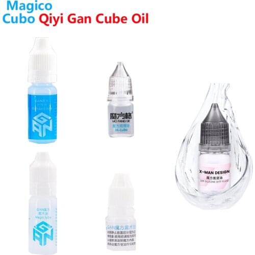 Gan Qiyi Cube Lube 2ml 10ml Lubricating Oil for Speed XMD qiyi M-lube Professional GAN cube oil lube Make Cubes Rotation Smooth