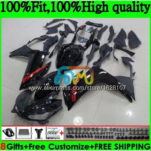 Injection For YAMAHA Glossy black YZF R3 R25 R 25 YZFR25 14 15 16 17 113BS.2 YZF-R3 YZF-R25 YZFR3 2014 2015 2016 2017 Fairings