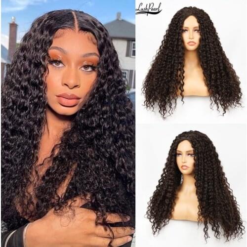 Lush pearl Long Synthetic Wigs