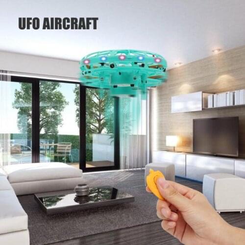 1set Mini Drone UFO Hand Operated RC Helicopter Quadcopter Drone Infrared Induction Aircraft Flying Ball Toys Kids Holiday Gifts
