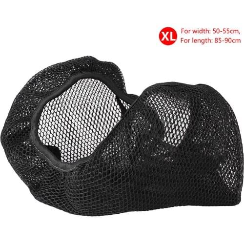 Motorcycle waterproof anti-slip Seat Cover polyester 3D spacer Breathable Net Seat Cover Cushion Protector mesh fabric